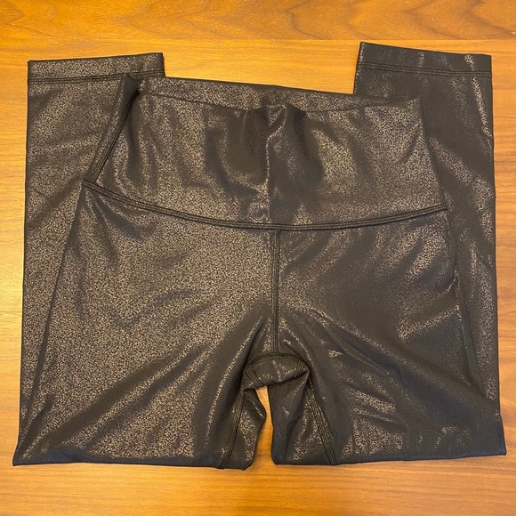 Lululemon Wunder Under High-Rise Black Crop 21” - Picture 3 of 4